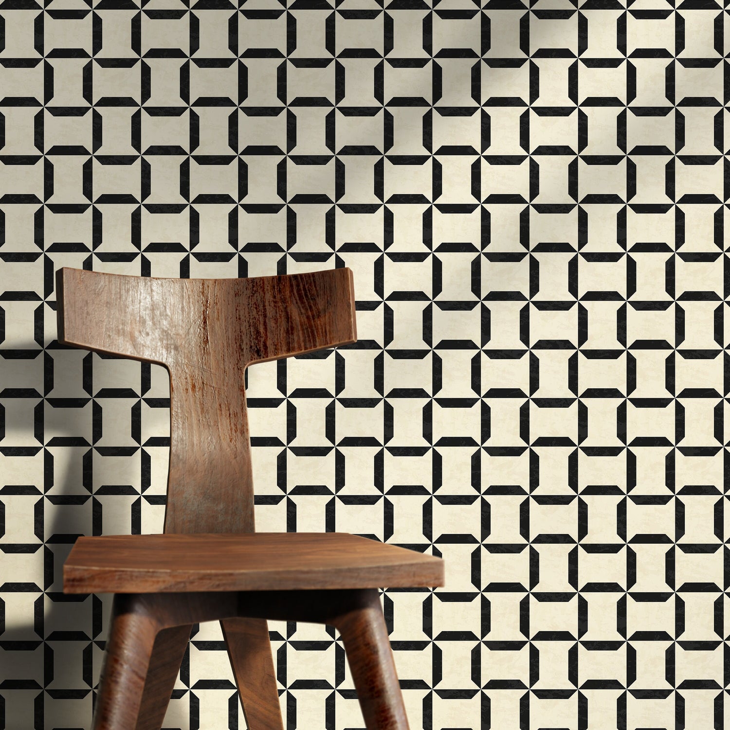 Removable Wallpaper Peel and Stick Wallpaper Wall Paper Wall Mural - Geometric Triangles Wallpaper - C158