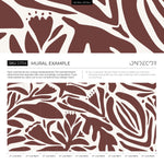 Earthy Botanical Shapes Wallpaper - D704