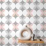 Removable Wallpaper Peel and Stick Wallpaper Wall Paper Wall Mural - Geometric Triangles Wallpaper - C205