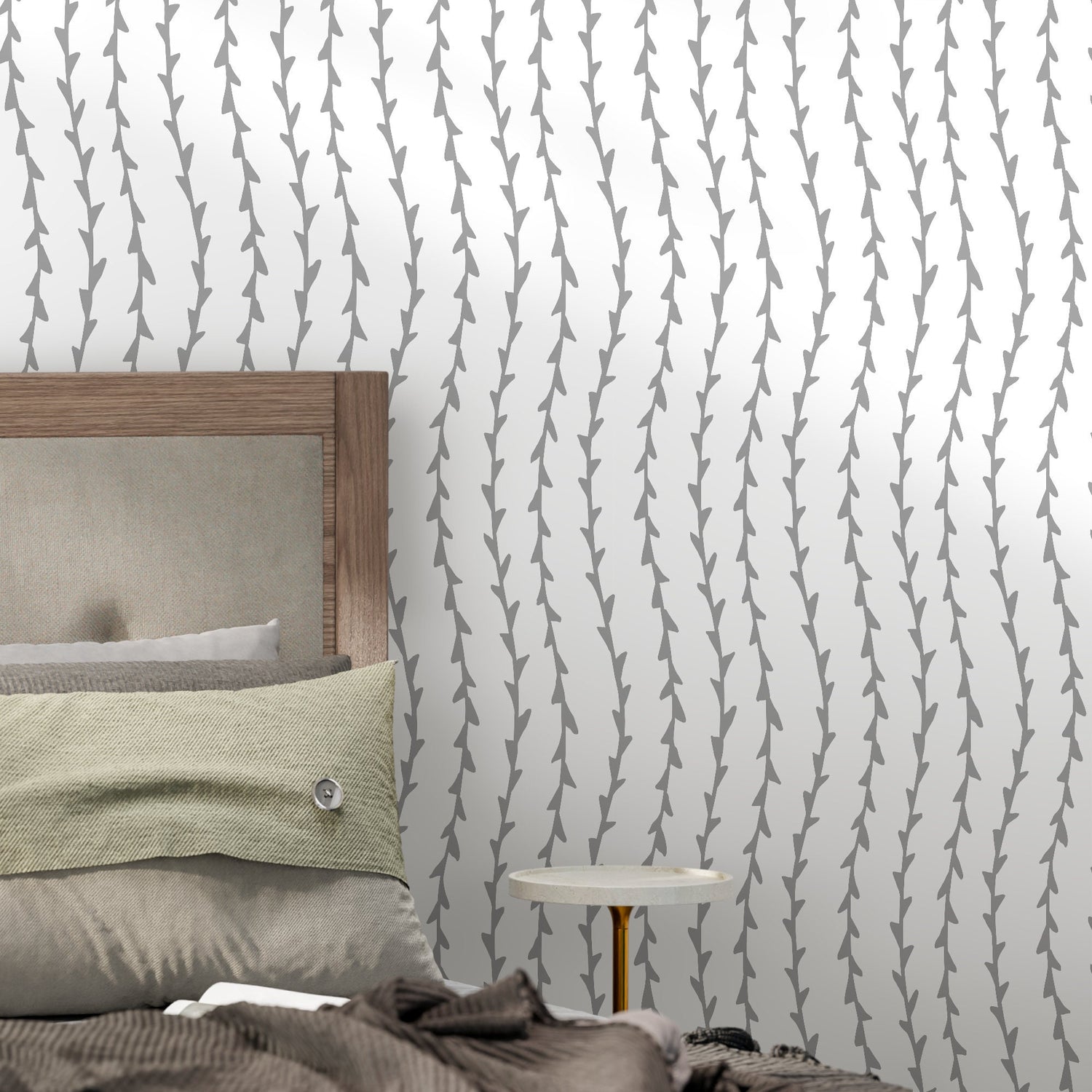 Removable Wallpaper Peel and Stick Wallpaper Wall Paper Wall Mural - Herringbone Wallpaper - X055