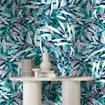 Wallpaper Peel and Stick Wallpaper Removable Wallpaper Home Decor Wall Art Wall Decor Room Decor / Floral Abstract Leaves Wallpaper - X150