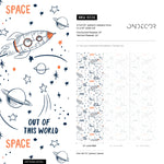 Removable Wallpaper Peel and Stick Wallpaper Wall Paper - Space Doodle Wallpaper - B336