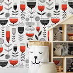 Removable Wallpaper Scandinavian Wallpaper Temporary Wallpaper Sunshine Wallpaper Peel and Stick Wallpaper Wall Paper - A977