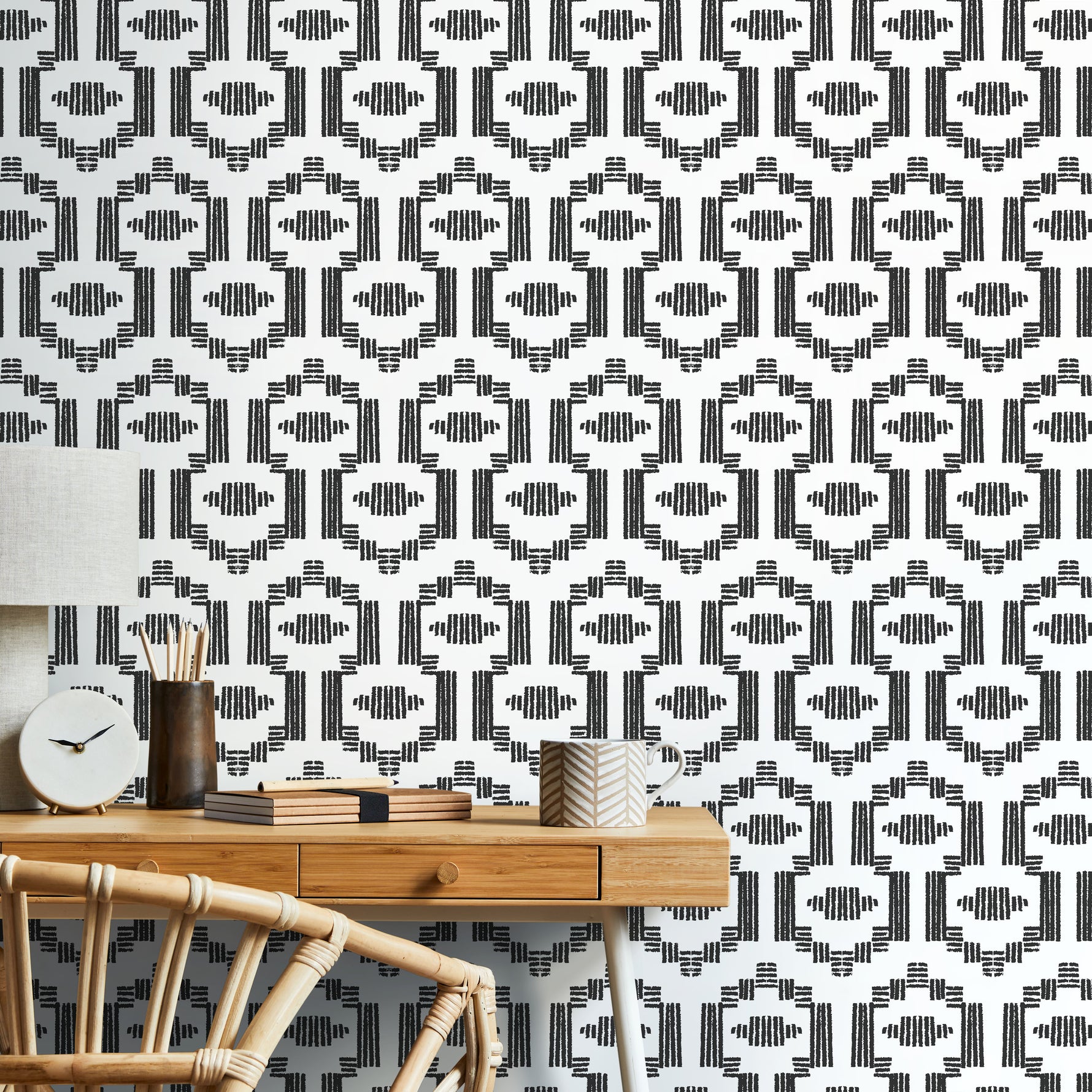 Geometric Illusion Wallpaper - C541