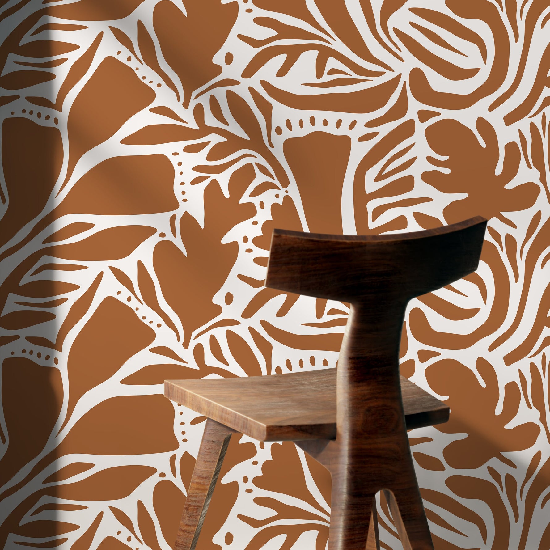 Elegant Foliage Wallpaper - D641