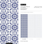 Ornamental Flowers Wallpaper - Removable Wallpaper Peel and Stick Wallpaper Wall Paper - C299