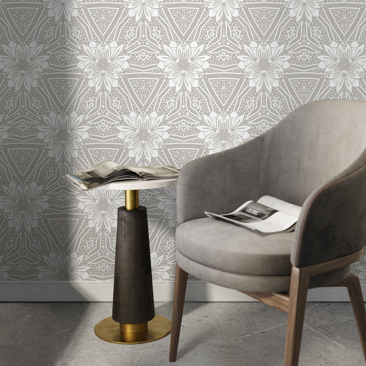 Removable Wallpaper Scandinavian Wallpaper Temporary Wallpaper Vintage Wallpaper Peel and Stick Wallpaper Wall Paper - X023