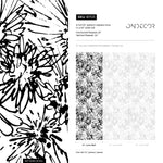 Ink Floral Explosion Wallpaper - B703