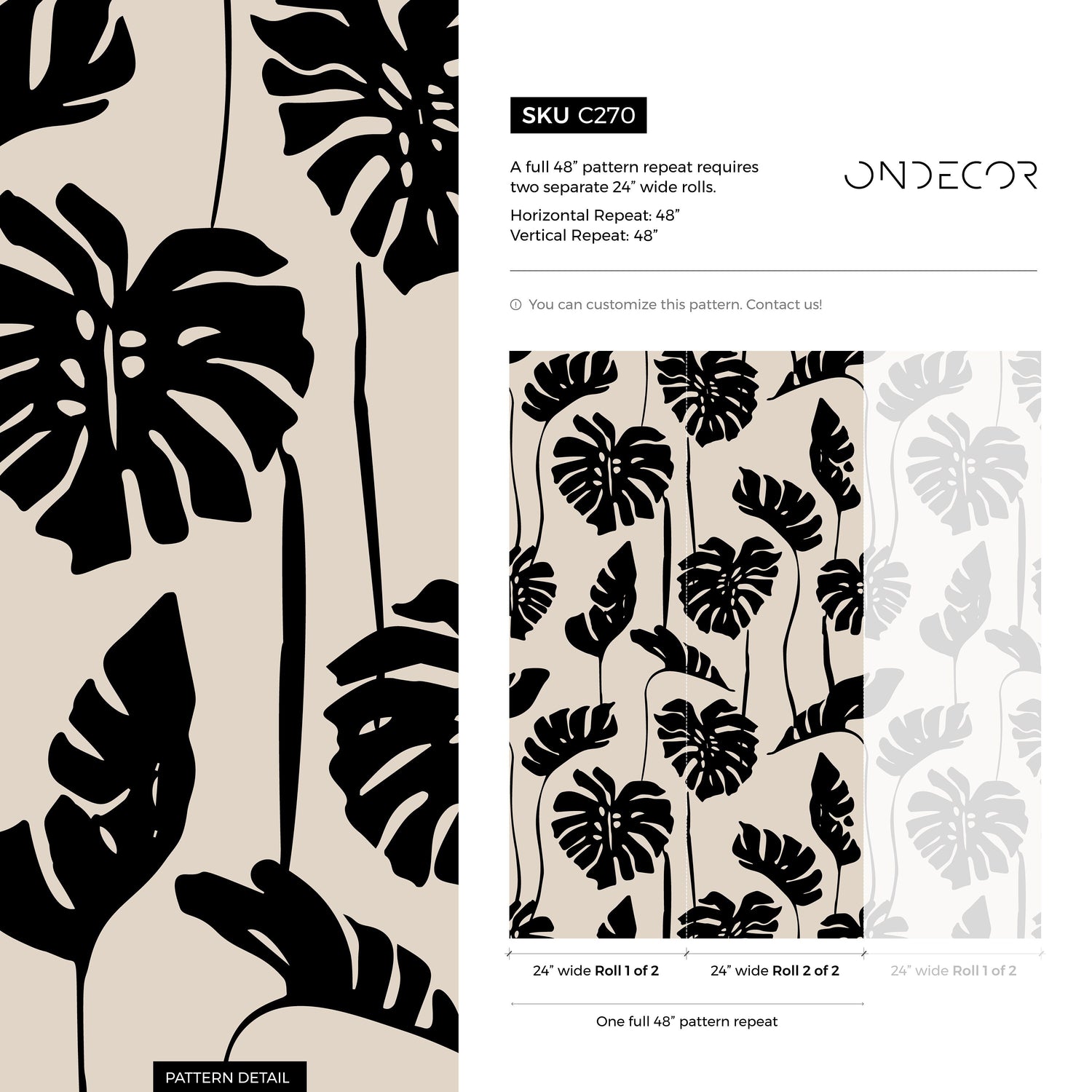 Monstera Delight Wallpaper - C270