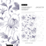 Elegant Floral Watercolor Wallpaper - C956