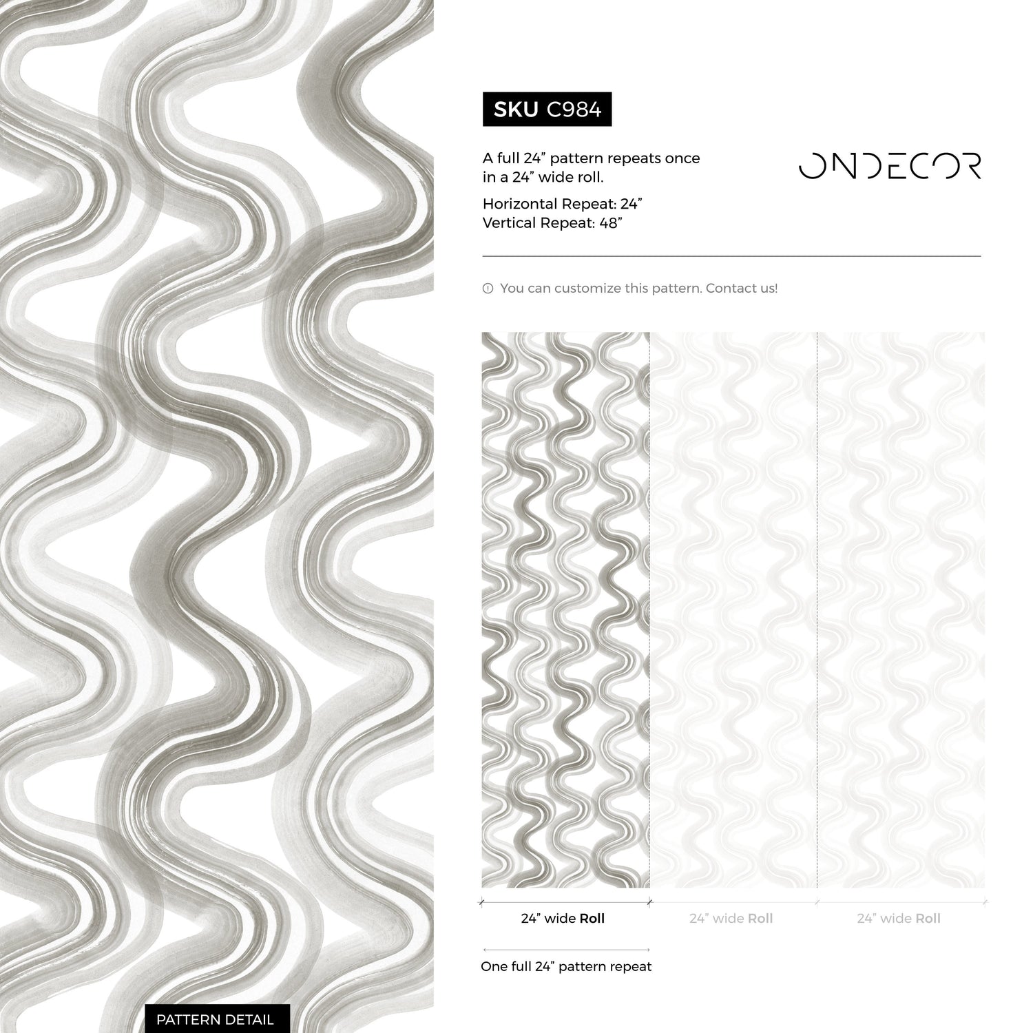 Serpentine Chic Wallpaper - C984