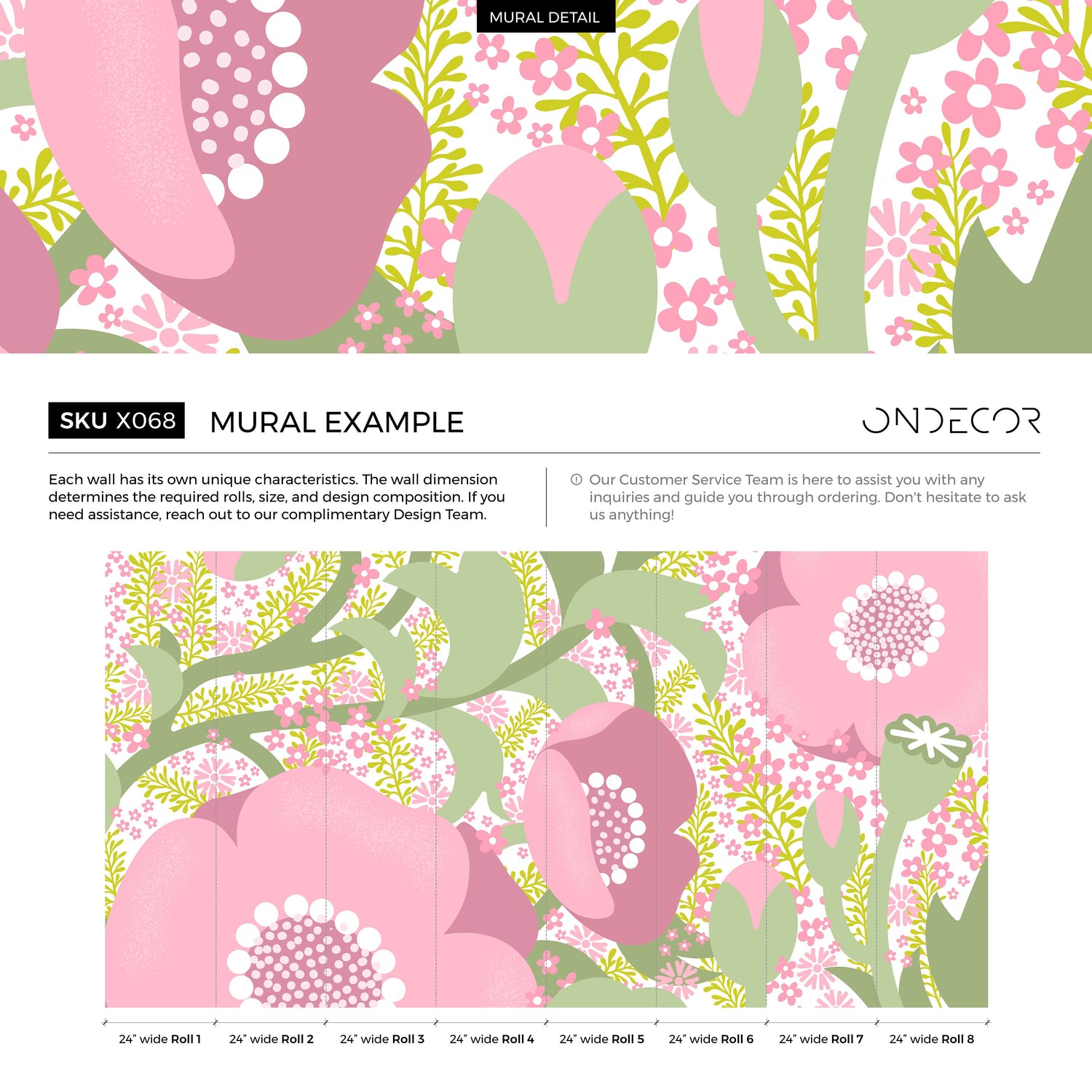 Floral Blossom Wallpaper - X068