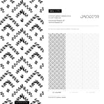 Black and White Abstract Zigzag Wallpaper - C175