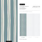 Light Blue Lines Wallpaper Boho Striped Wallpaper Peel and Stick and Traditional Wallpaper - D765