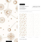 Mystique and Celestial Wallpaper Removable Peel and Stick Wallpaper Peel and Stick Wallpaper Moon and Magic - ZAAO