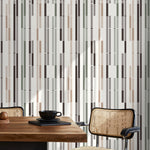 Taupe Contemporary Geometric Wallpaper Abstract Wallpaper Peel and Stick and Traditional Wallpaper - D742