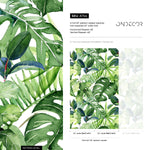 Removable Wallpaper Removable Wallpaper Tropical Leaves Removable Peel and Stick Wallpaper Self Adhesive - A744