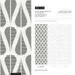 Teardrop Silhouette Stripes Wallpaper - C328