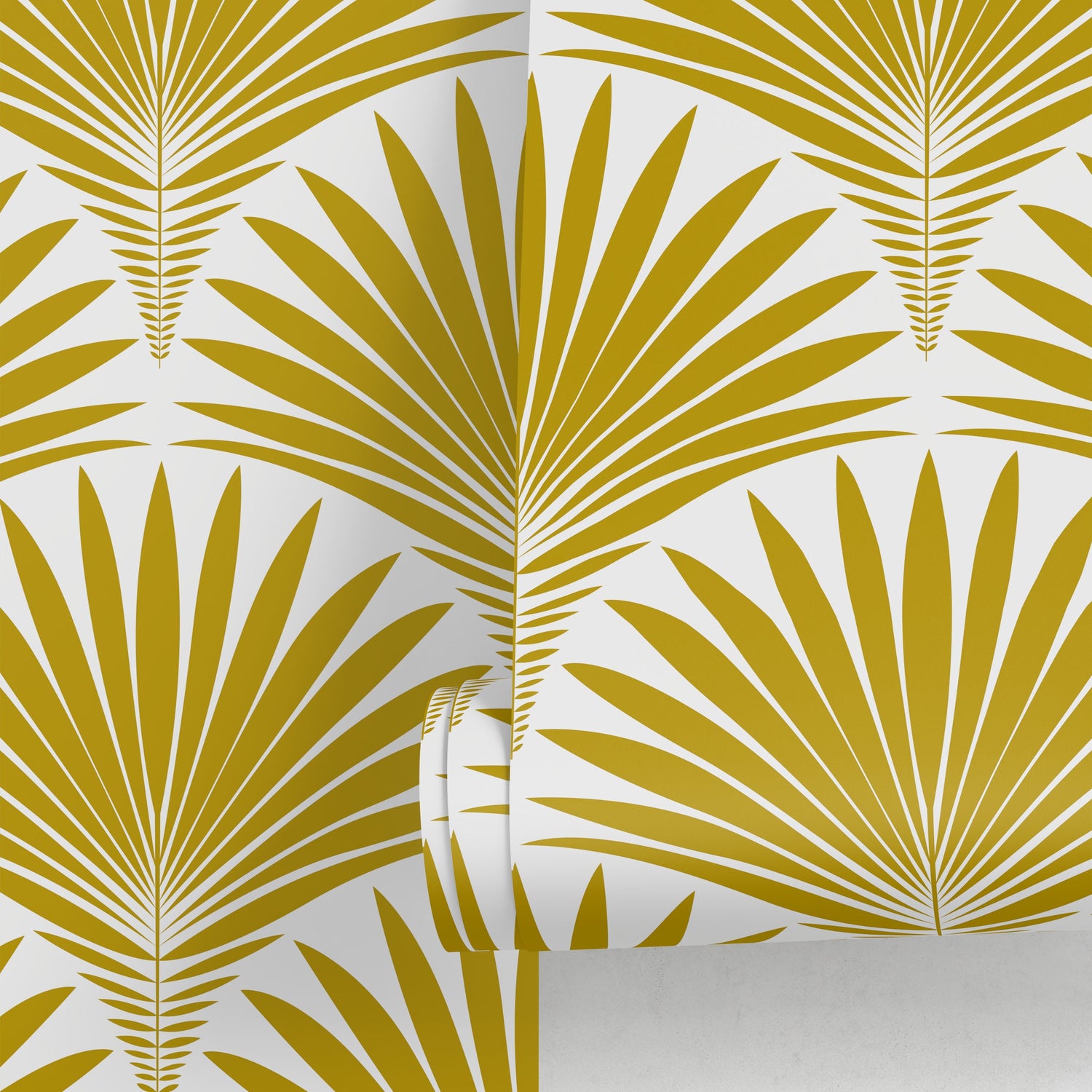 Yellow Modern Wallpaper Peel and Stick and Traditional Wallpaper - B987