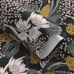 Floral Leaf Boho Wallpaper Peel and Stick and Traditional Wallpaper - B807