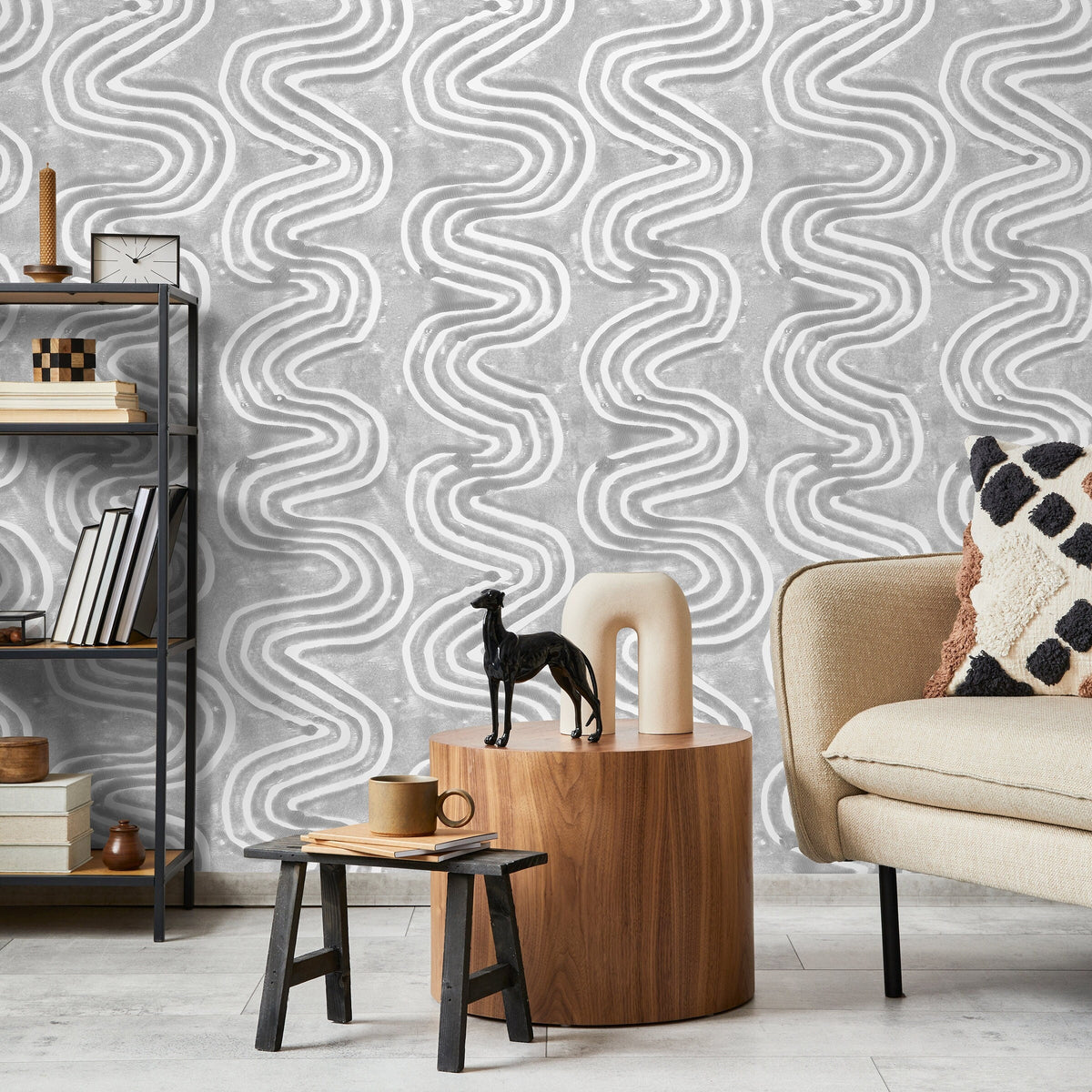 Removable Wallpaper Scandinavian Wallpaper Temporary Wallpaper Vintage Wallpaper Peel and Stick Wallpaper Wall Paper Boho - X095