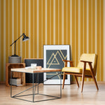 Modern Lines Wallpaper Striped Wallpaper Peel and Stick and Traditional Wallpaper - D768