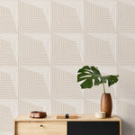 Geometric Squared Maze Wallpaper - C247