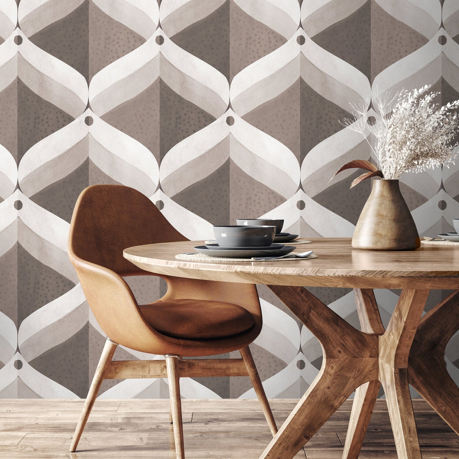 Geometric Elegance Wallpaper - X021