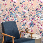 Wallpaper Peel and Stick Wallpaper Removable Wallpaper Home Decor Wall Art Wall Decor Room Decor / Floral Wallpaper Vintage Wallpaper - C583