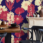 Removable Wallpaper Scandinavian Wallpaper Temporary Wallpaper Vintage Wallpaper Peel and Stick Wallpaper Wall Paper - A802