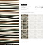 Modern Striped Wallpaper Abstract Wallpaper Peel and Stick and Traditional Wallpaper - D793