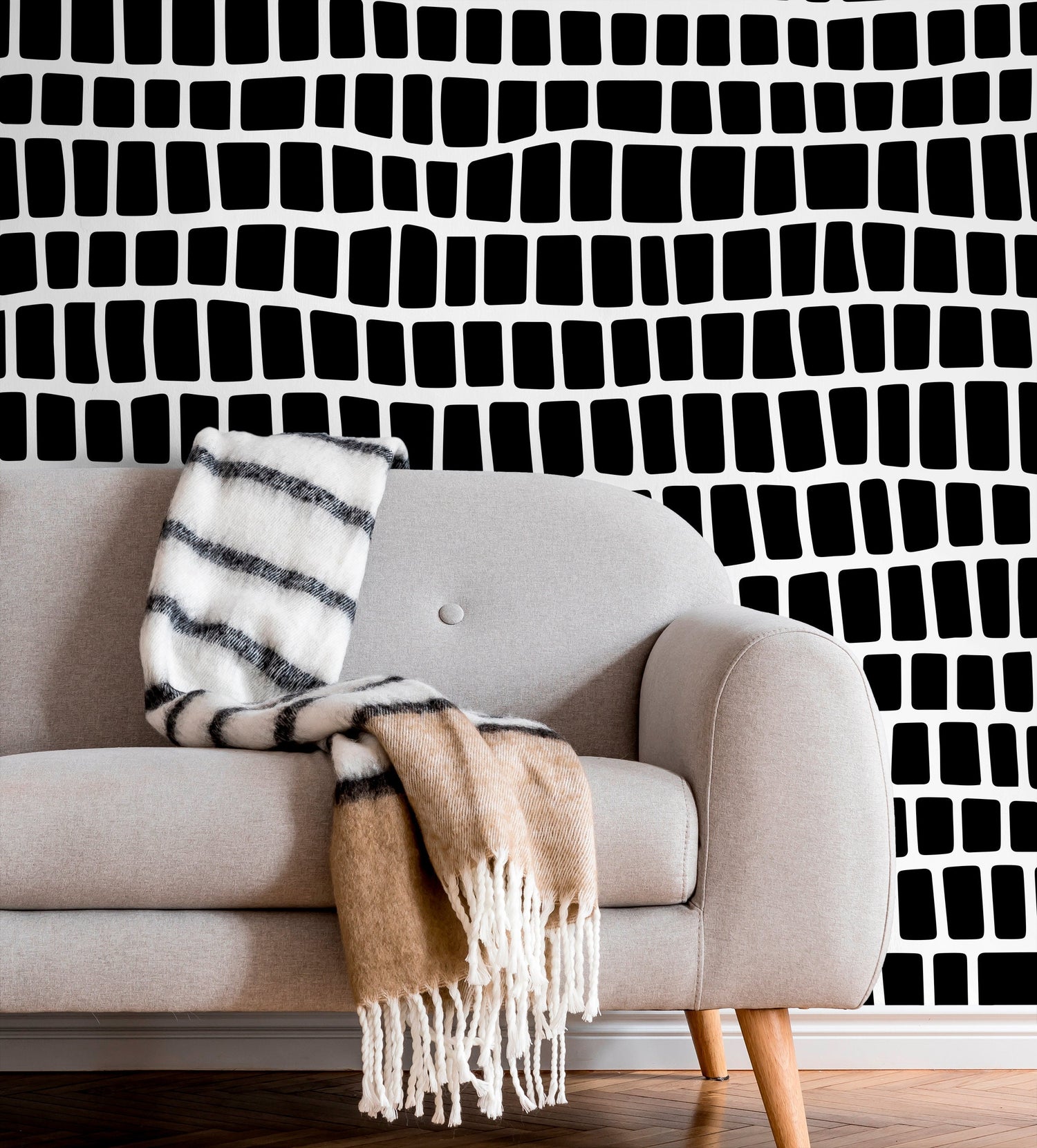 Modern Abstract Geometric Wallpaper - C054