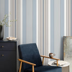 Geometric Striped Wallpaper Farmhouse Wallpaper Peel and Stick and Traditional Wallpaper - D850