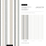 Grey Striped Wallpaper Modern Wallpaper Peel and Stick and Traditional Wallpaper - D844