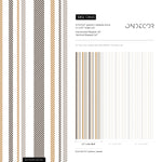 Minimalist Striped Wallpaper Modern Wallpaper Peel and Stick and Traditional Wallpaper - D845