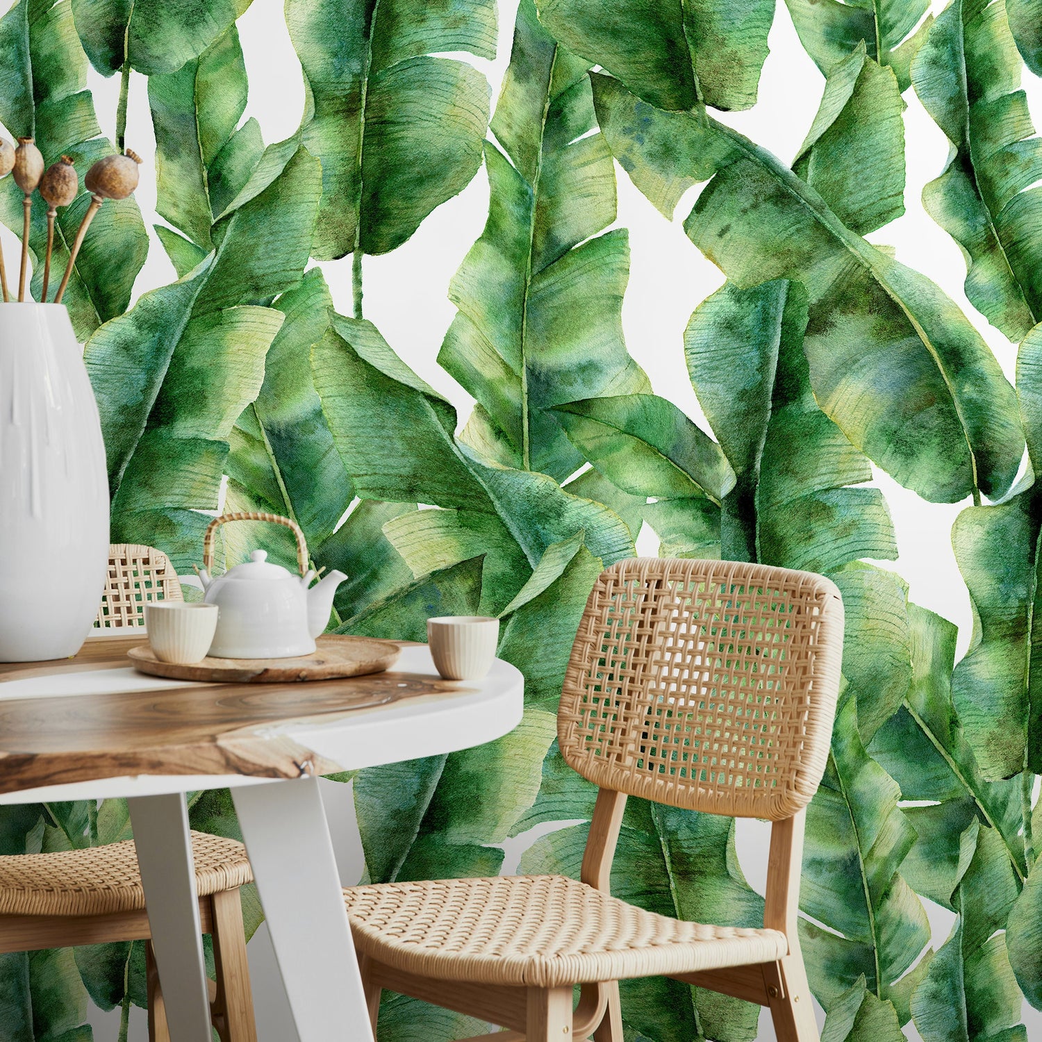 Tropical Leaves Wallpaper - A132