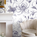 Elegant Floral Watercolor Wallpaper - C956