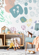 Wall Decor Wallpaper Peel and Stick Wallpaper Removable Wallpaper Home Decor Wall Art Room Decor/ Abstract Contemporary Kids Wallpaper -B750