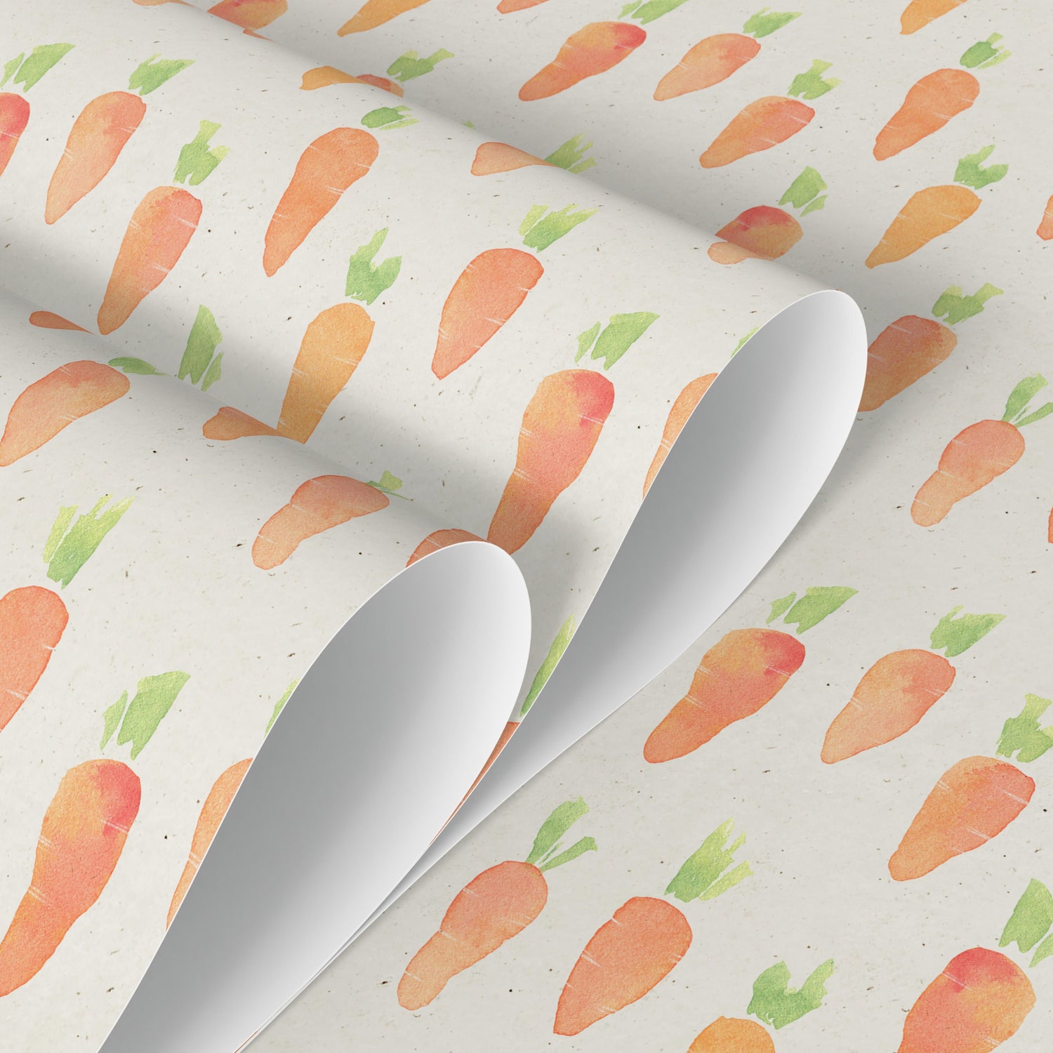 Wallpaper Peel and Stick Wallpaper Removable Wallpaper Home Decor Wall Decor Room Decor / Cute Carrot Wallpaper, Baby Wallpaper - A312