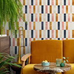 Modern Tile Wallpaper Colorful Geometric Wallpaper Peel and Stick and Traditional Wallpaper - A375