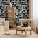 Removable Wallpaper Peel and Stick Wallpaper Wall Paper Wall Mural - Gray Abstract Wallpaper - A468