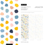 Removable Wallpaper Scandinavian Wallpaper Wallpaper Peel and Stick Wallpaper Wall Paper Colorful Dots - A856