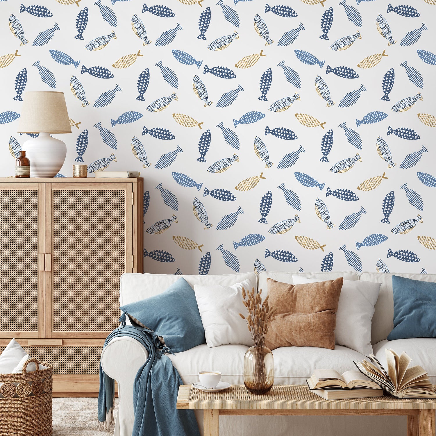 Removable Wallpaper Scandinavian Wallpaper Temporary Wallpaper Minimalistic Wallpaper Peel and Stick Wallpaper Wall Paper - A409