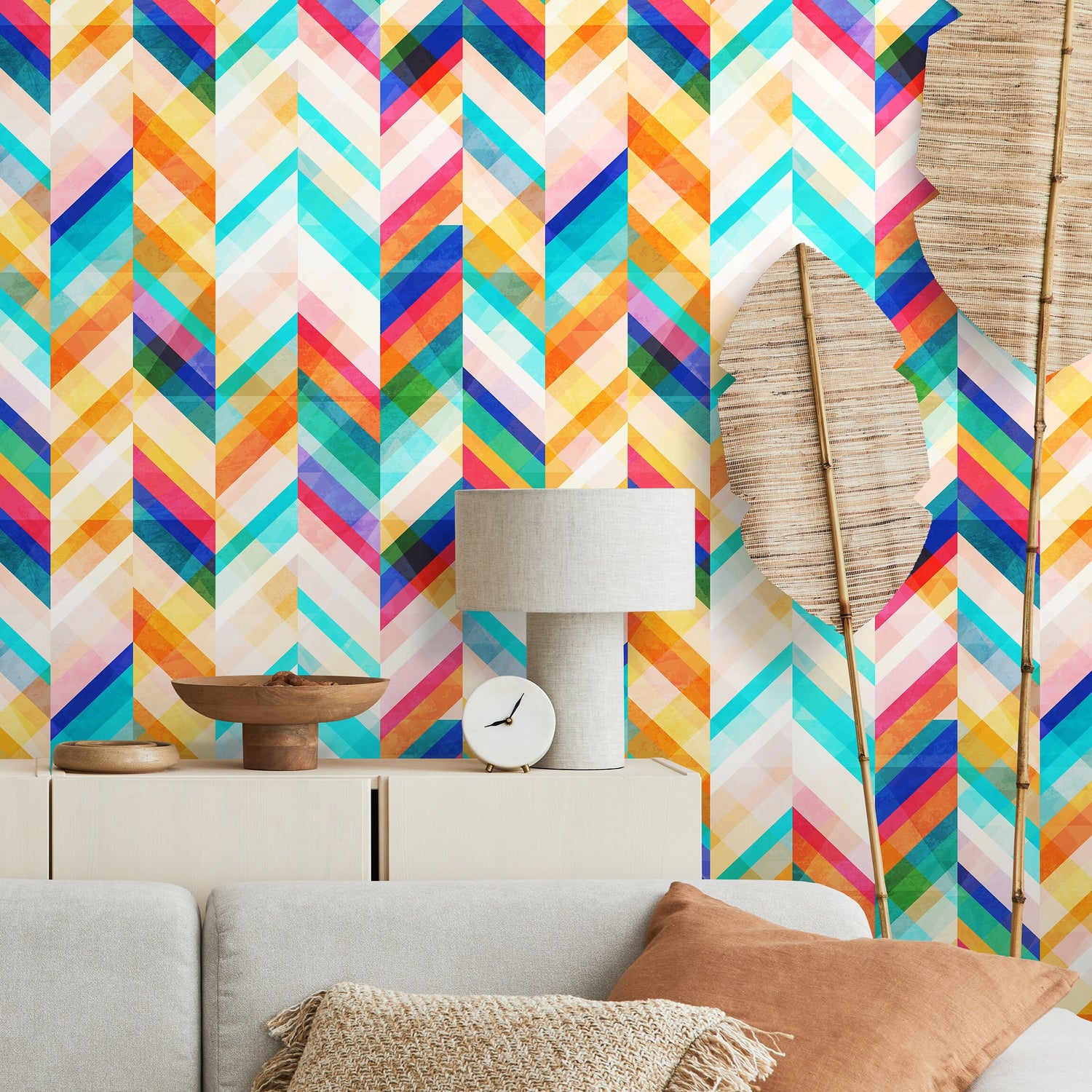 Removable Wallpaper Scandinavian Wallpaper Temporary Wallpaper Art Pop Wallpaper Peel and Stick Wallpaper Wall Paper - A954