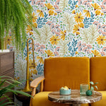 Removable Wallpaper Peel and Stick Wallpaper Wall Paper Wall Mural - Spring Floral Wallpaper - A385