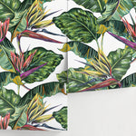 Tropical Leaves Wallpaper Bird of paradise Wallpaper Peel and Stick and Traditional Wallpaper - A433