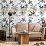 Removable Wallpaper Peel and Stick Wallpaper Wall Paper Wall Mural - Tropical Palm Wallpaper - A570