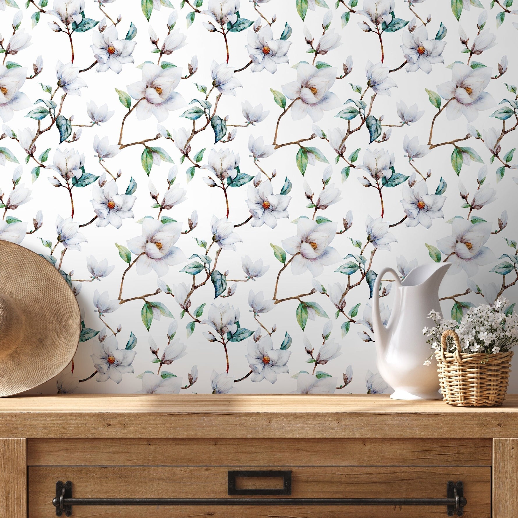 Removable Wallpaper Scandinavian Wallpaper Temporary Wallpaper Vintage Wallpaper Peel and Stick Wallpaper Wall Paper - A680