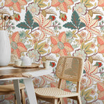 Removable Wallpaper Scandinavian Wallpaper Temporary Wallpaper Vintage Wallpaper Peel and Stick Wallpaper Wall Paper Boho - A621