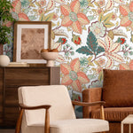 Removable Wallpaper Scandinavian Wallpaper Temporary Wallpaper Vintage Wallpaper Peel and Stick Wallpaper Wall Paper Boho - A621